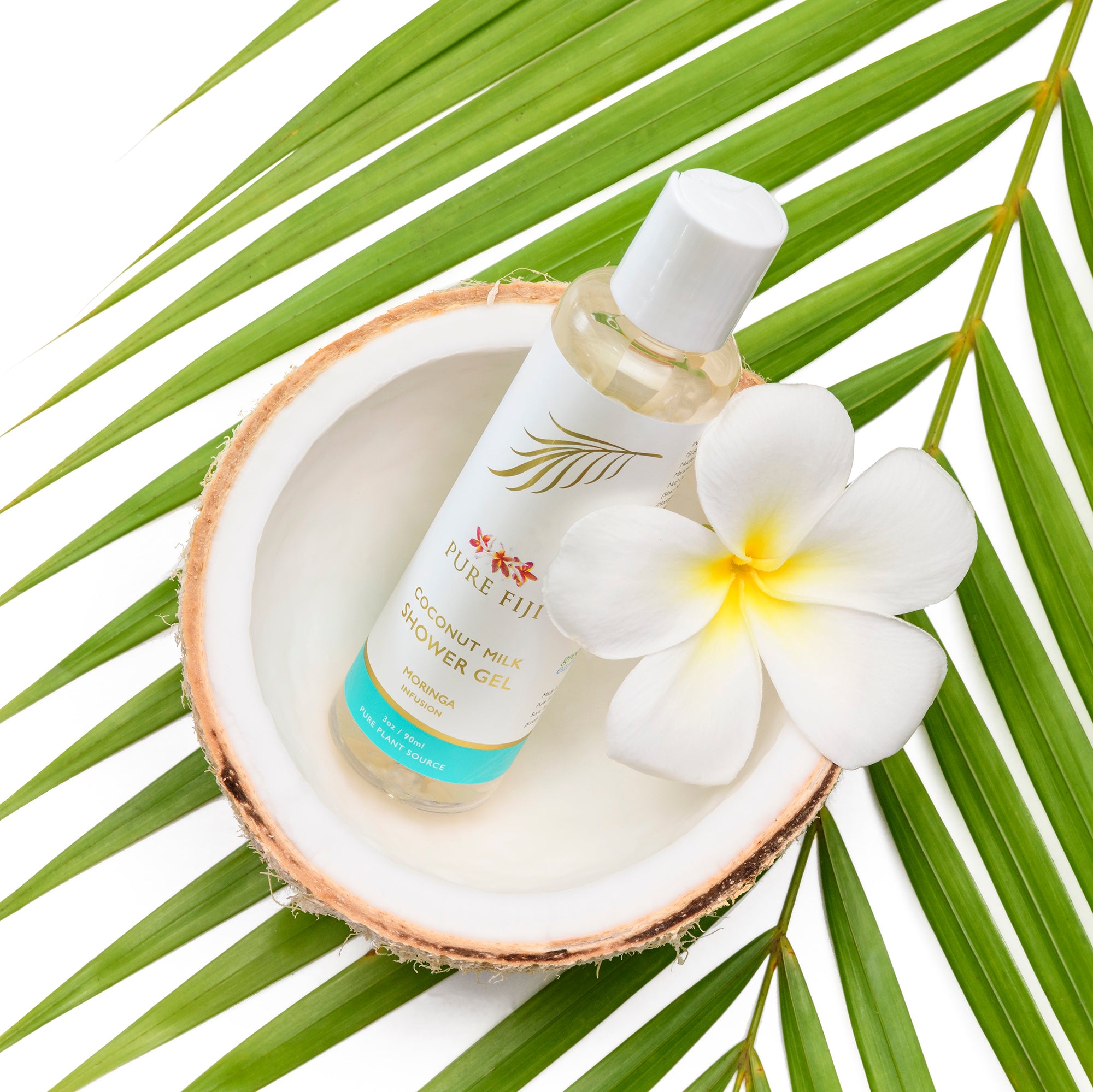 Coconut Milk Shower Gel (3oz/90ml) Pure Fiji Store