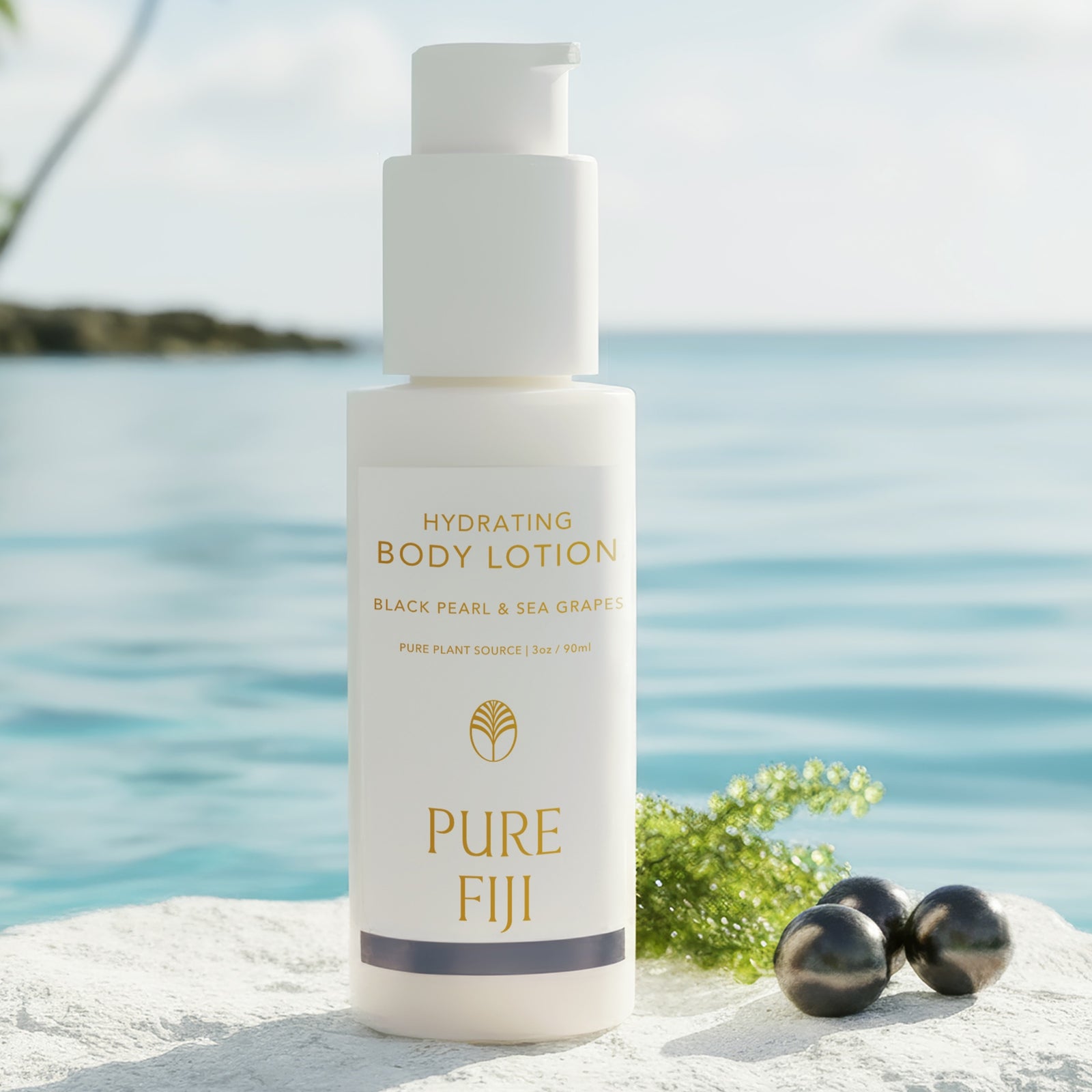 Black Pearl & Sea Grapes Hydrating Body Lotion (3oz/90ml) – Pure