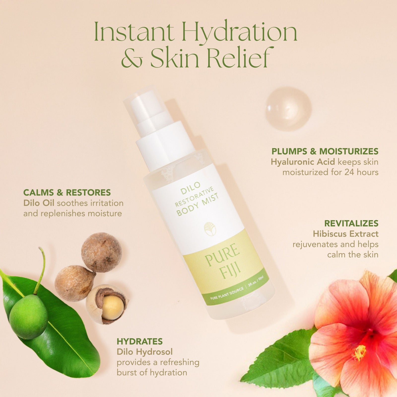 Dilo Restorative Body Mist (3oz/90ml) – Pure Fiji Store