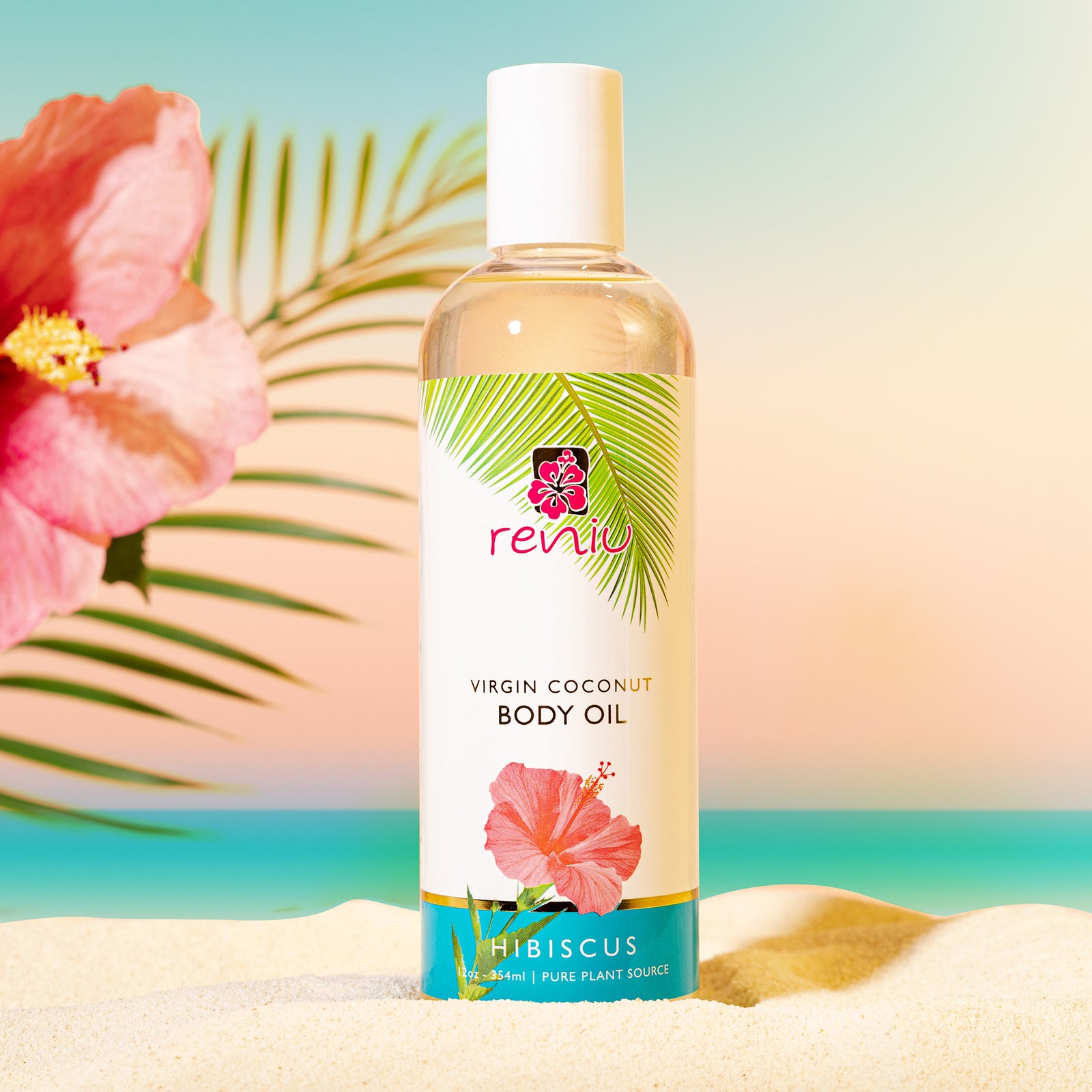 reniu（レニュー）　ボディローション　ボディオイル　ココナッツ　ノニ Reniu Coconut Body Oil (12oz/355ml) – Pure Fiji Store