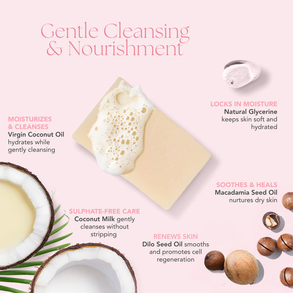 Handmade Coconut Crème Soap (3.9oz/110g)
