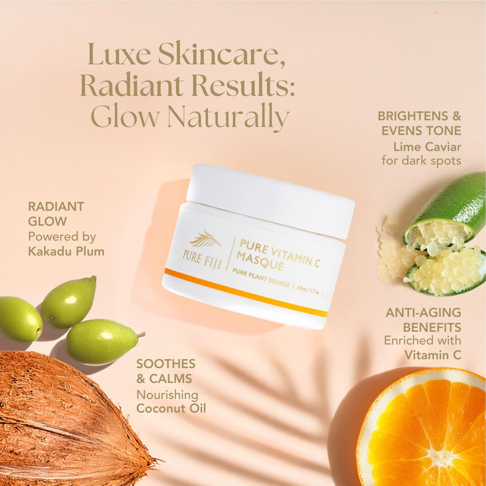 Pure Vitamin C Masque (1.7oz/50ml) – Pure Fiji Store