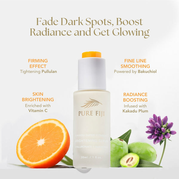Kakadu Super Vitamin C Brightening Serum with Hyaluronate + Bakuchiol (1oz/30ml)